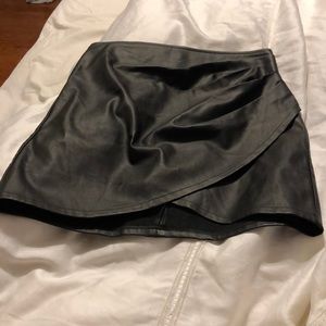 LF leather skirt